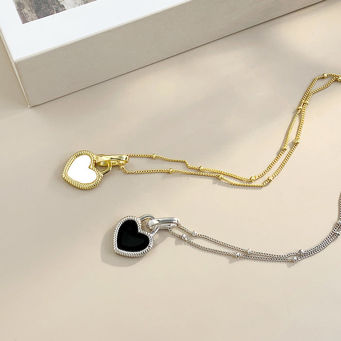 Heart Drop Vintage Necklace