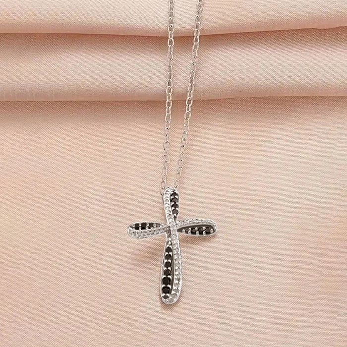 Snake bone cross clavicle necklace live broadcast