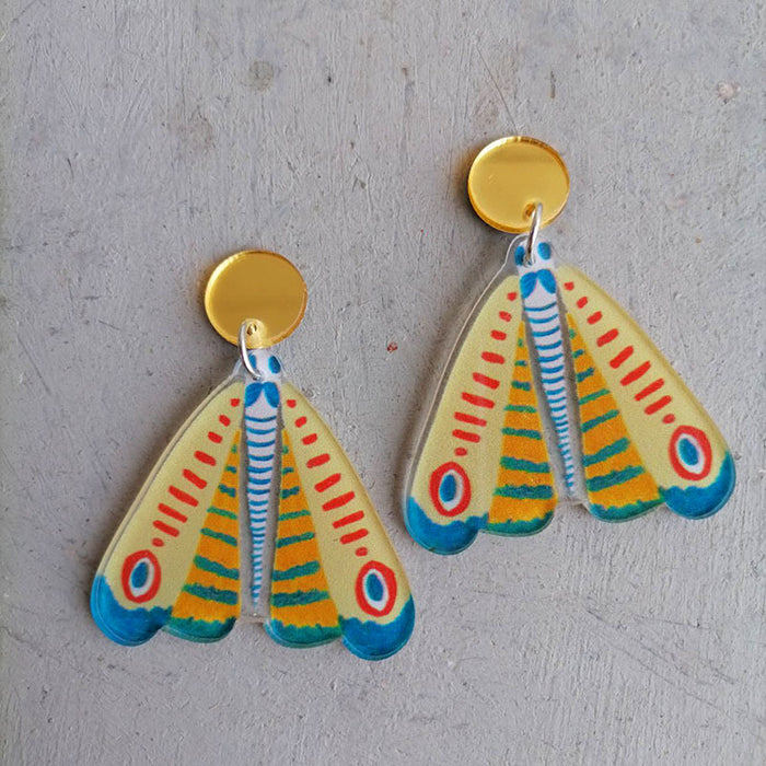 Acrylic butterfly earrings