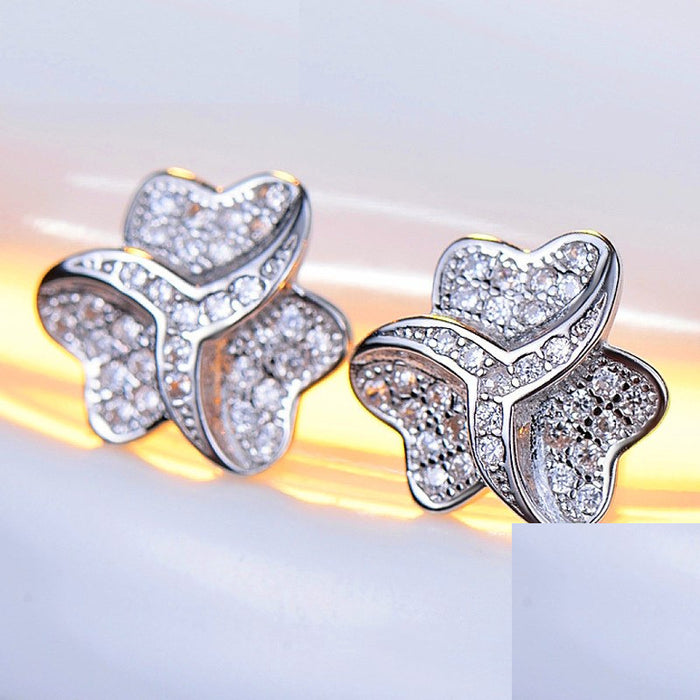 Light luxury open heart-shaped ring, cross ring for men and women