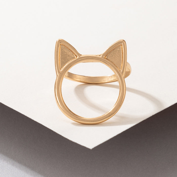 Cat ears rabbit ears irregular ring