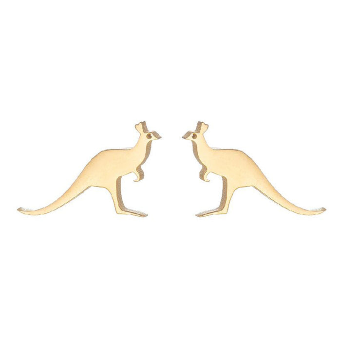 Cat bat earrings, Amazon new stainless steel simple dolphin temperament ear bone studs wholesale