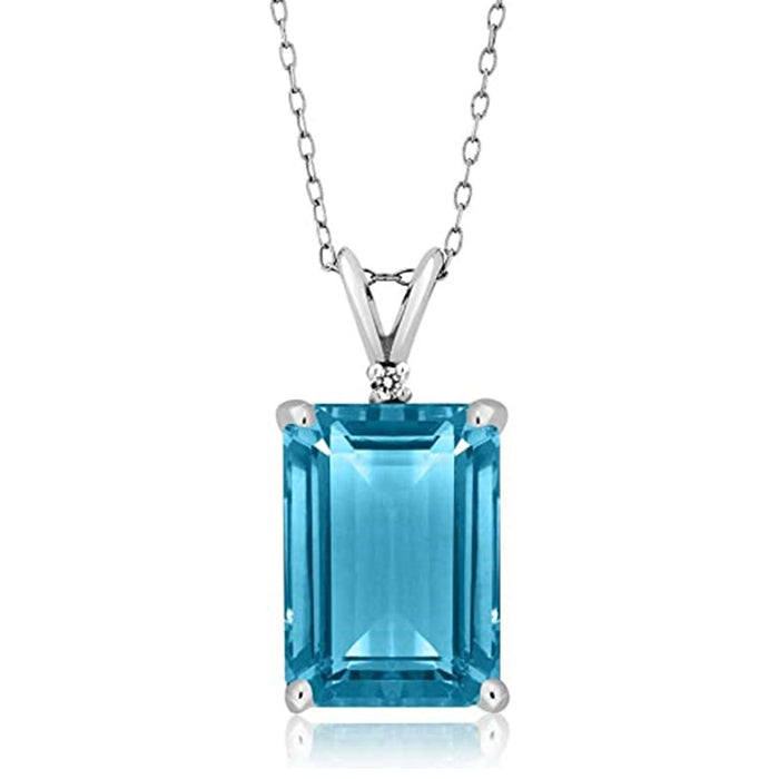 Square four-claw pendant clavicle chain exquisite light luxury necklace