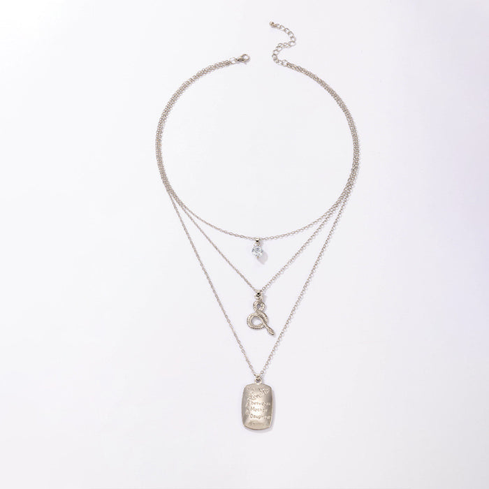 Pearl Heart Pendant Necklace - Geometric Simple Chain for Women