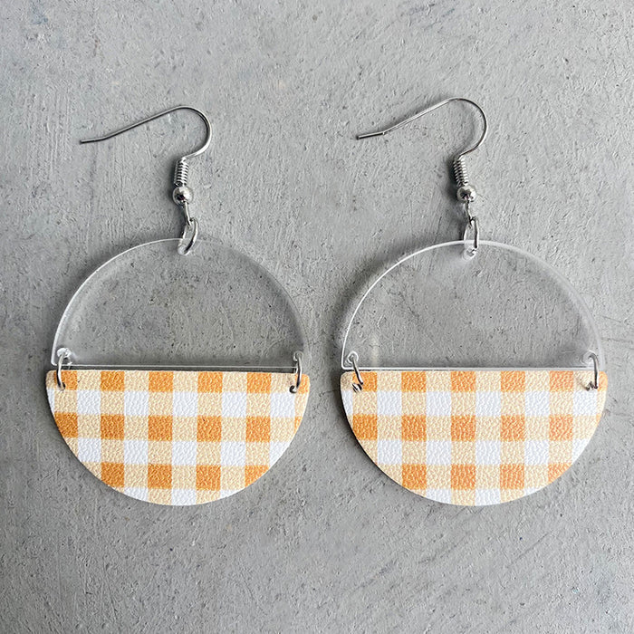 Acrylic translucent earrings