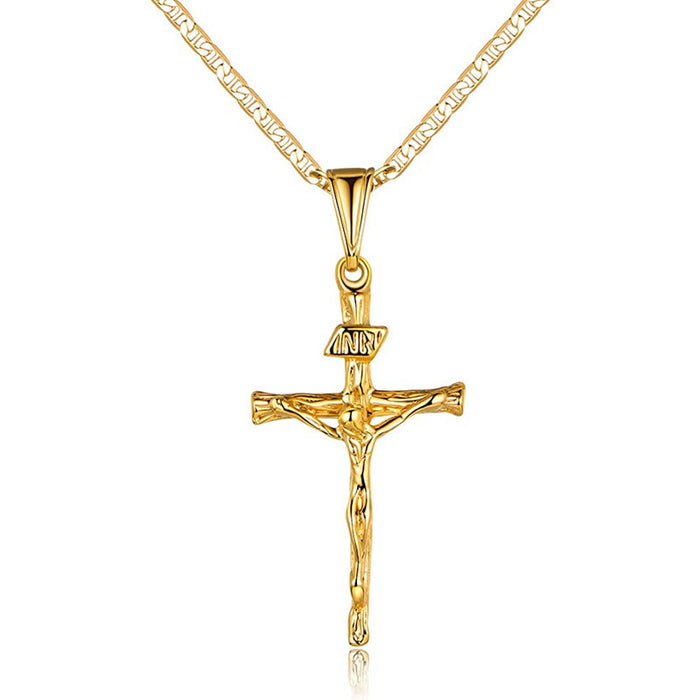 Cross Pendant Necklace Hip Hop Street Fashion Women's Necklace