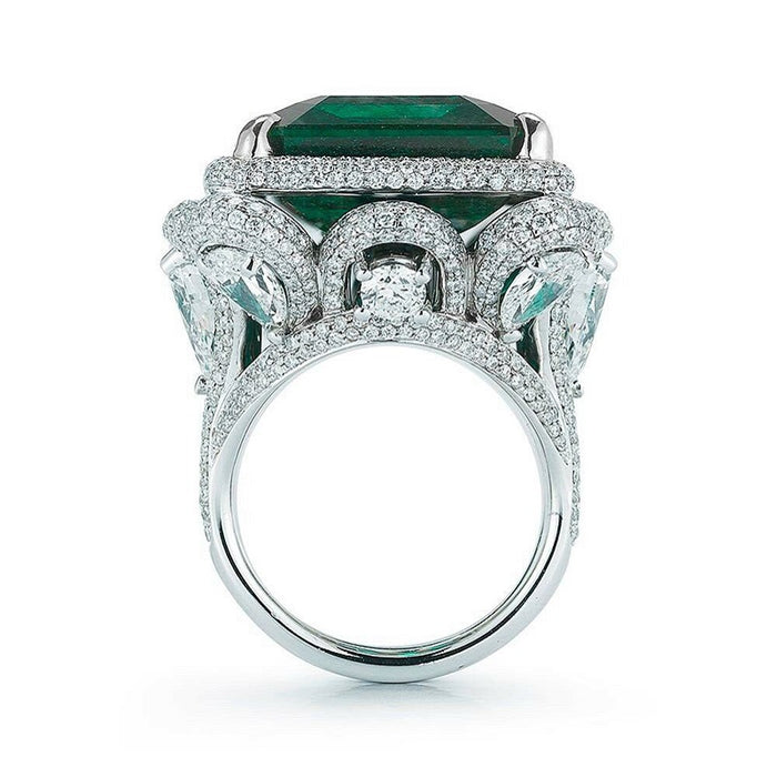 Baguette Emerald Ring