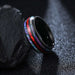 Black Shell Tungsten Ring