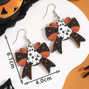 Wholesale Halloween Cartoon Stud Earrings Set - Spooky Pumpkin, Ghost & Bat Alloy Earring Multipack for Women - wallojewerly 