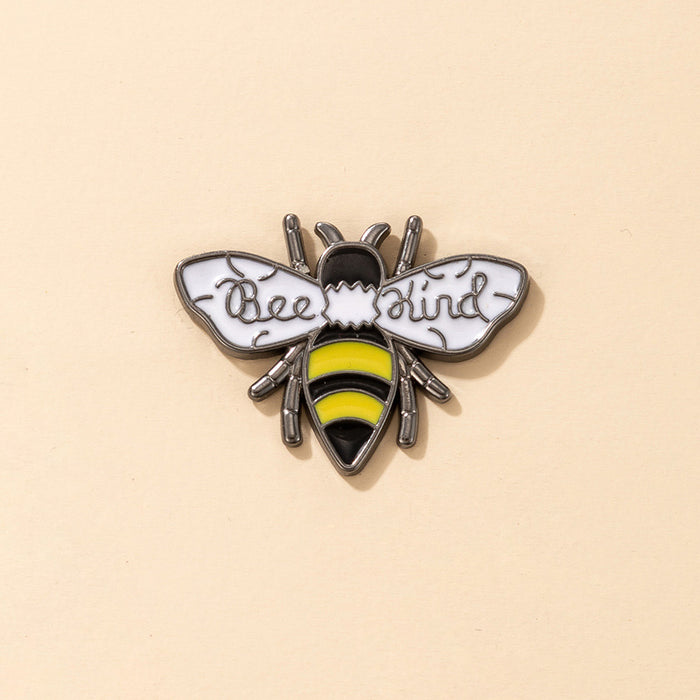 Colorful oil dripping bee irregular insect brooch clothing accessories