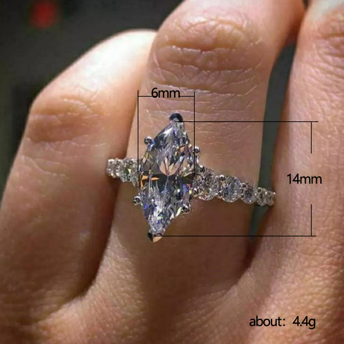 Large Marquis Zircon Rings Wholesale from Manufacturers