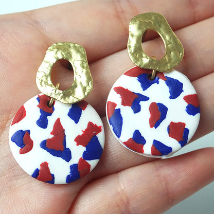 Unique Handmade Clay Earrings - Trendy and Stylish for Students