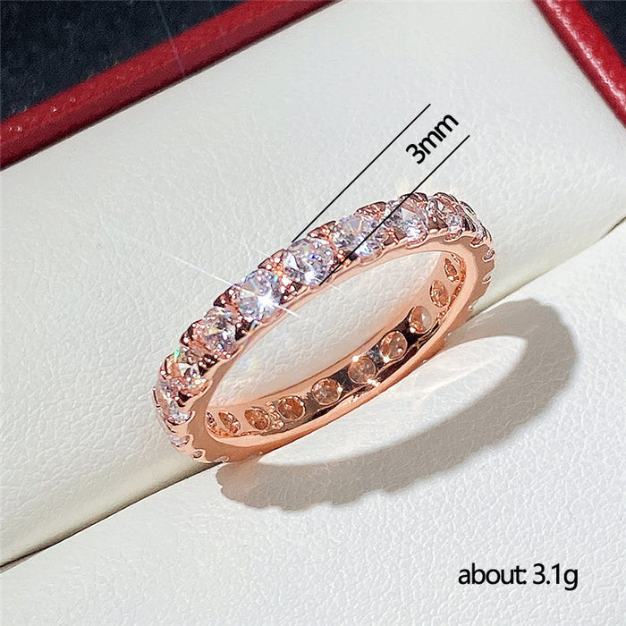 Gold Ring European and American Trendy Men's and Women's Rings