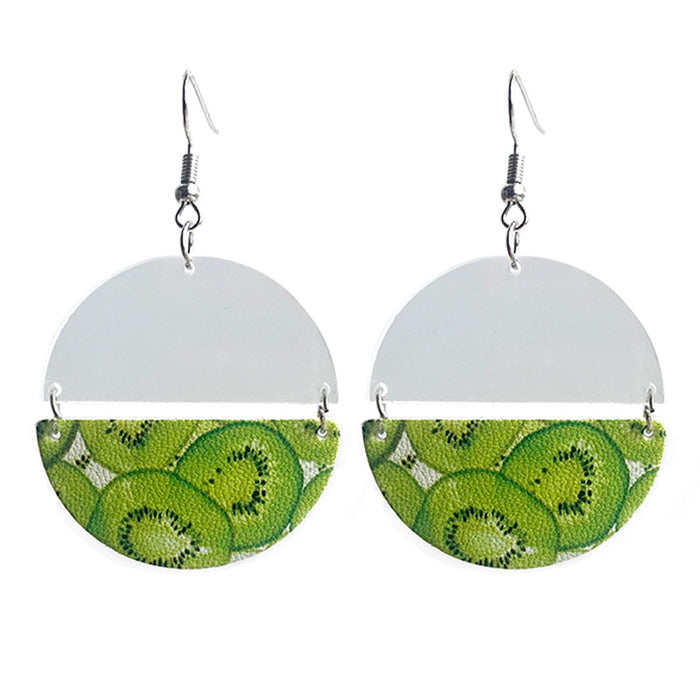 Acrylic fruit earrings