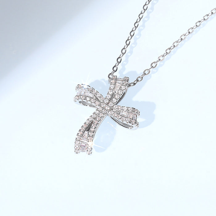 Cross Windmill Pendant Necklace