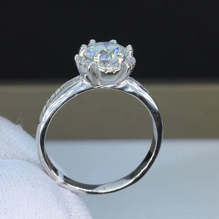 Anillo de mujer con garra de gato y diamantes de circonita, regalo de aniversario de boda