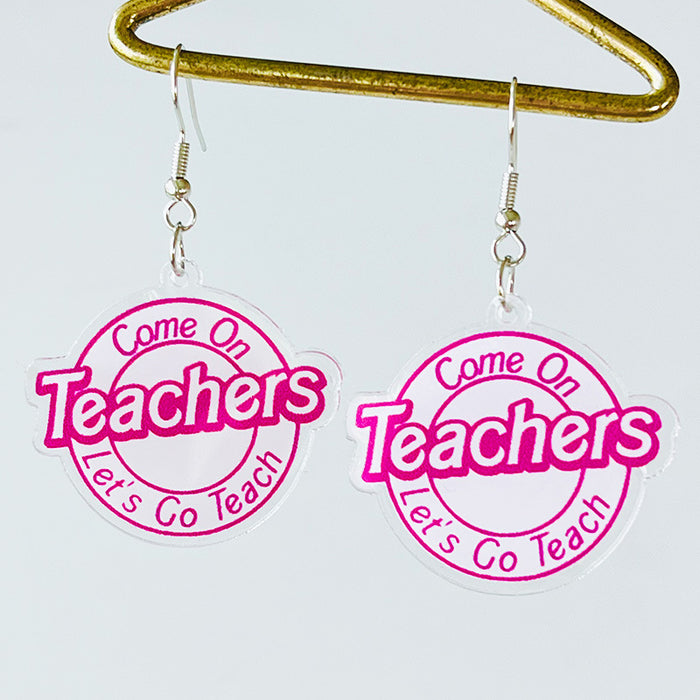 Teachers' Day Acrylic Earrings