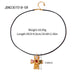 18K Gold-Plated Wax Cord Necklace - Hammered Cross with Colorful Zircon Inlay, Popular Design - wallojewerly 