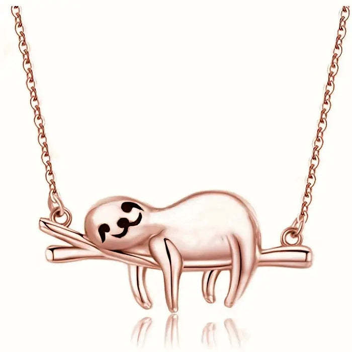 Sloth Pendant Sweet Christmas Animal Clavicle Necklace