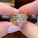 Geometric style ring fashionable temperament wide version ring - wallojewerly 