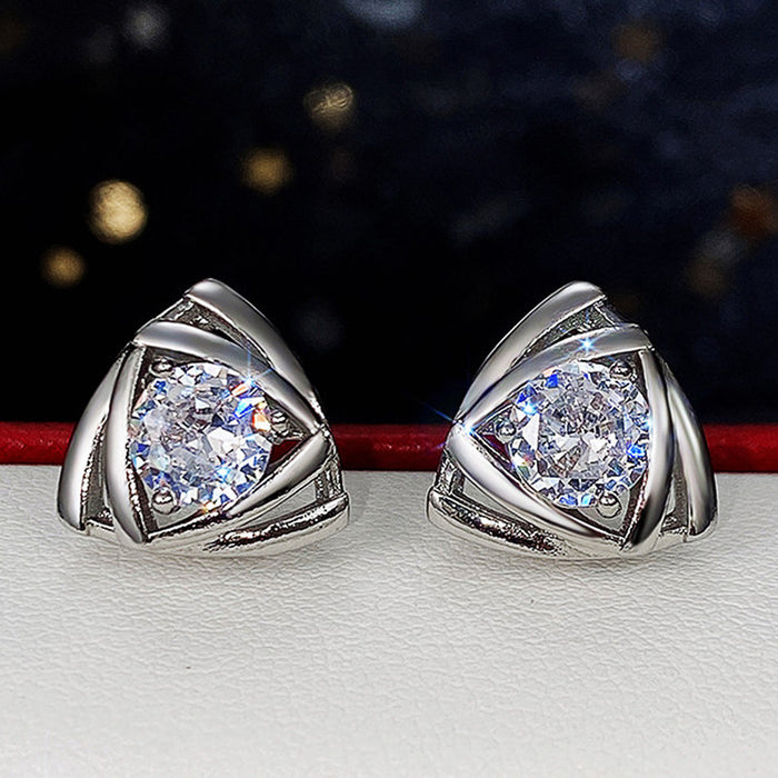 Heart shaped earrings for students women