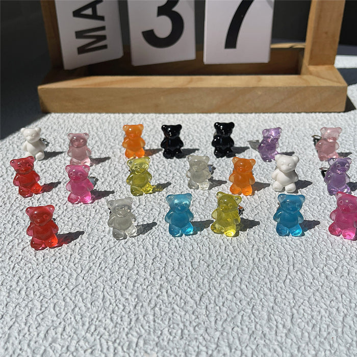 Gummy Bear Earrings Gradient Color Juice Earrings