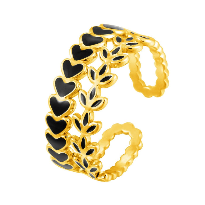 Wholesale irregular multi-layer thin-ring open rings