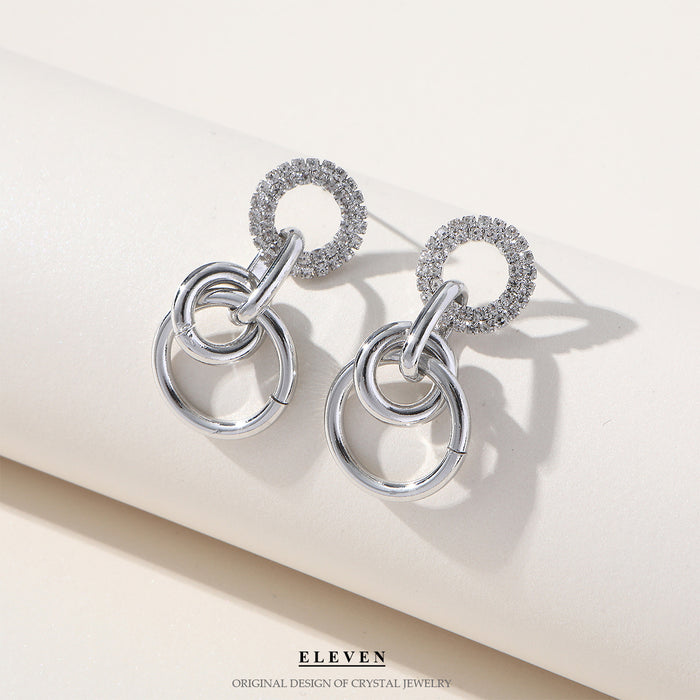 Vintage Tassel Hoop Earrings - Simple and Stylish Jewelry for Women