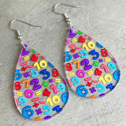 Pencil Transparent Color Acrylic Earrings - wallojewerly 