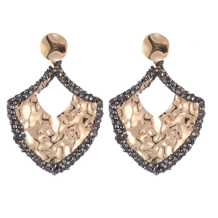 ZA Long Leaf Earrings - Vintage Gold-Tone Jewelry for a Chic Look