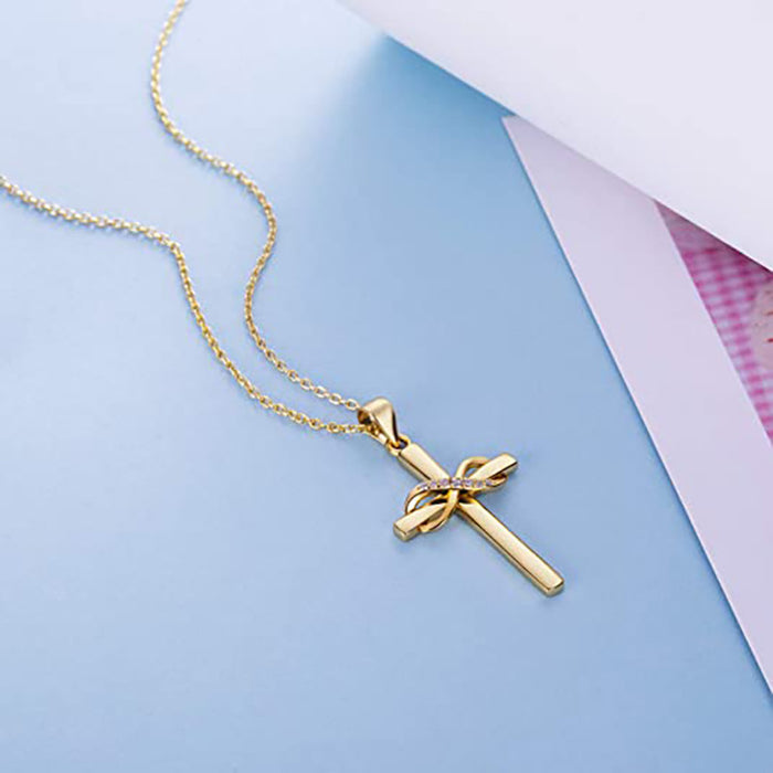 Infinity symbol 8 pendant necklace cross hip hop necklace