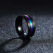 Color Stainless Steel Two-color Frosted  Rings