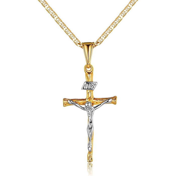 Cross Pendant Necklace Hip Hop Street Fashion Women's Necklace