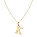 Gold alloy 26 English letter necklace - wallojewerly 