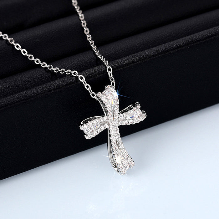 Cross Windmill Pendant Necklace
