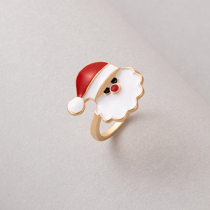 Christmas Elk Santa Ring