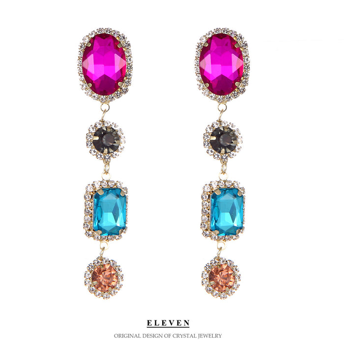 Vintage Luxury Princess Earrings - Exquisite and Versatile Statement Jewelry for Women