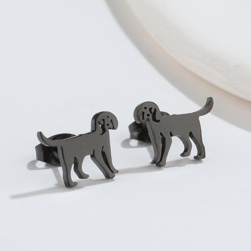 Ghost and Dinosaur Stainless Steel Earrings - 18K Gold Plated Halloween Jewelry