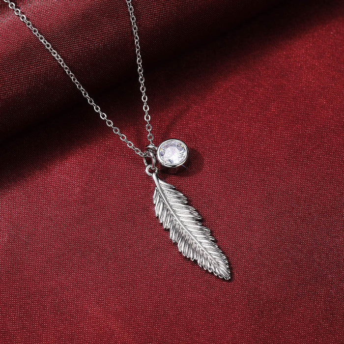 Bohemian Feather Tassel Pendant Women's Necklace