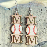 Wooden Ball Earrings - wallojewerly 