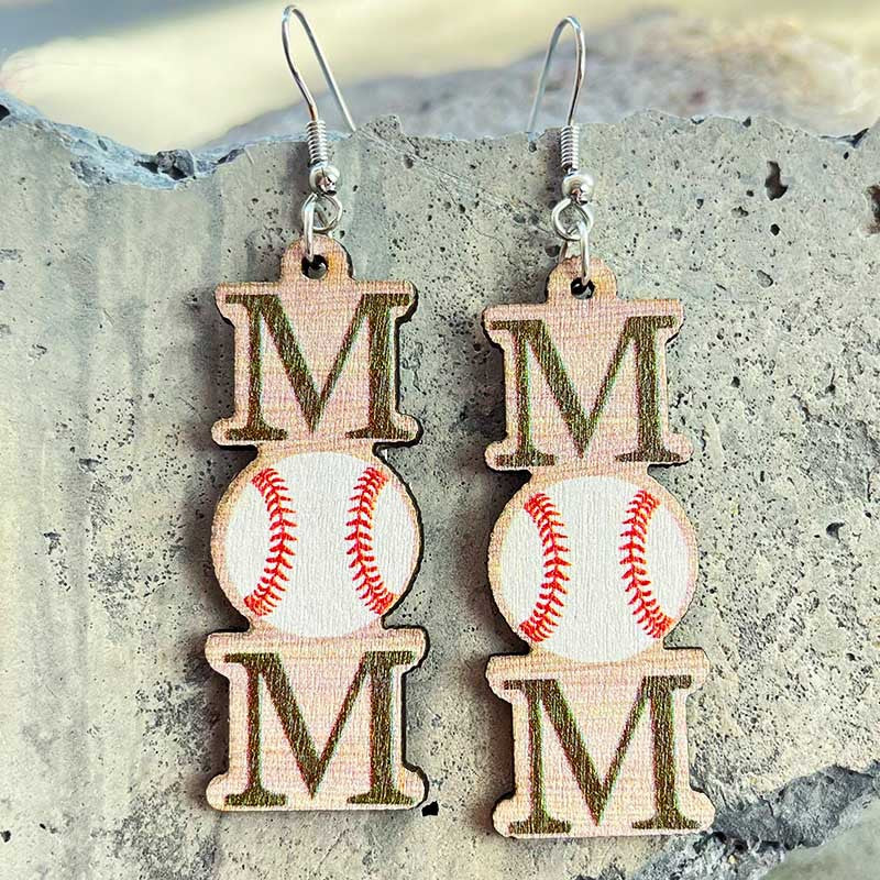 Wooden Ball Earrings - wallojewerly 