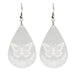 Transparent Acrylic Water Drop Bee Butterfly Earrings - wallojewerly 