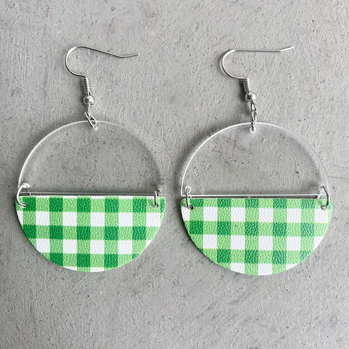 Acrylic translucent earrings