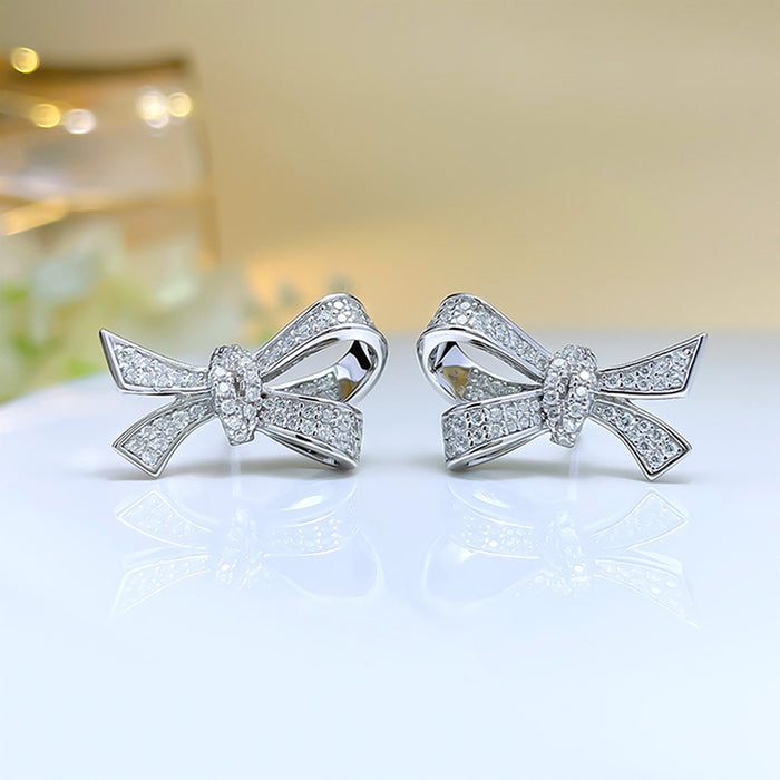 Bow Earrings Fashion Personality Business Earrings