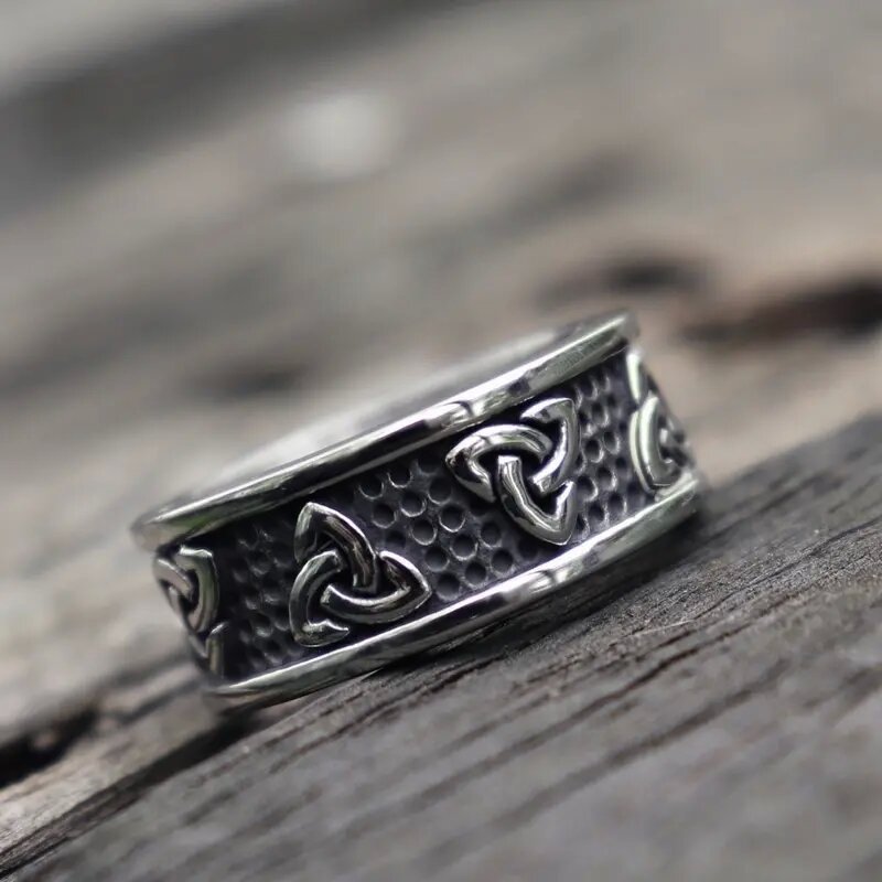 Anillos de dedo índice desgastados retro para hombres y mujeres, anillos de hombre estilo hip-hop