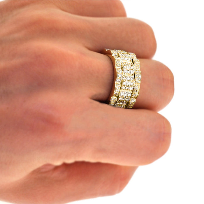 women's elegant zircon ring