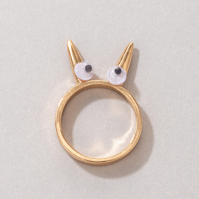 Cat ears rabbit ears irregular ring