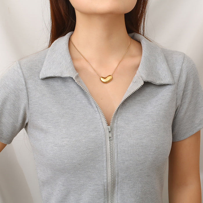 Snake bone pendant necklace, hip-hop style 18K clavicle chain