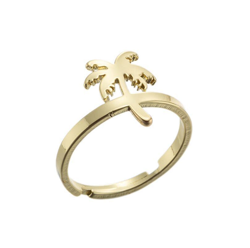 Anillo de coco creativo, anillo abierto de temperamento literario japonés y coreano al por mayor