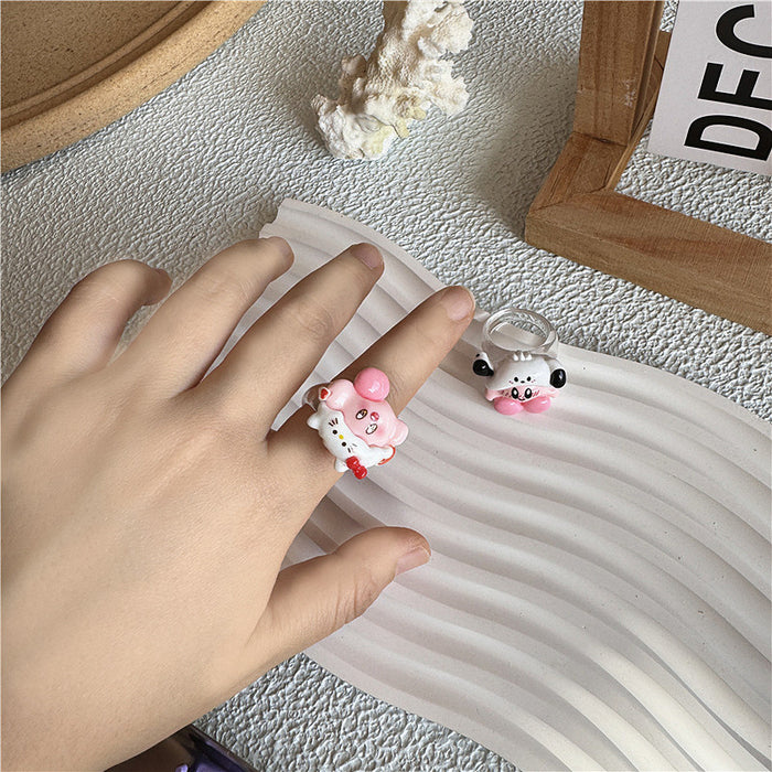 Fashionable unique niche design Kirby ring